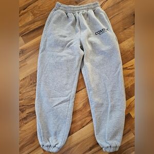Comfrt Solid Gray Joggers